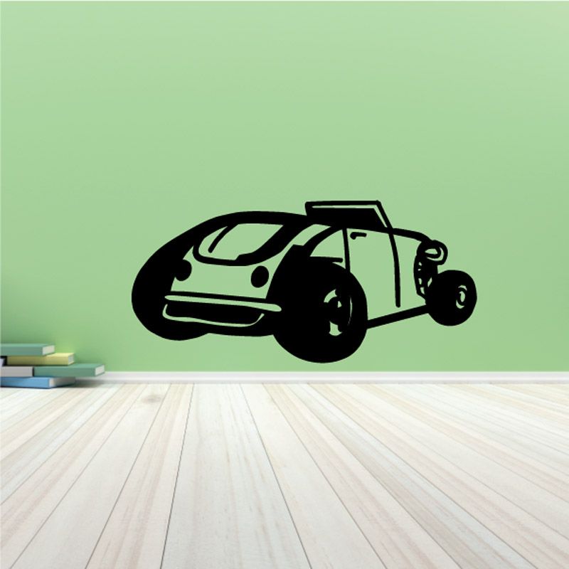 Image of 32 Ford Convertable Cartoon Decal