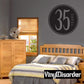 35 years celebration wall decal with circular “35 Years” lettering