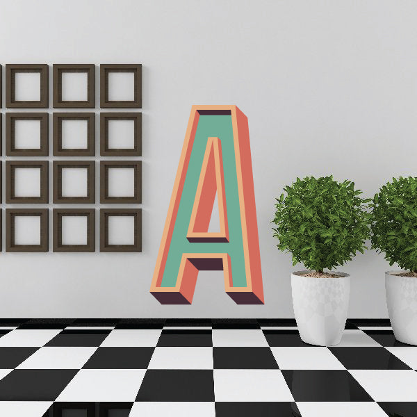 Image of 3D Monogram Sticker