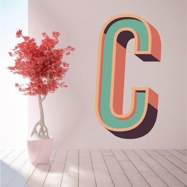 Image of 3D Monogram Sticker