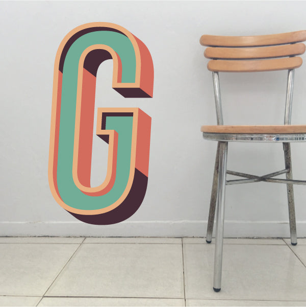 Image of 3D Monogram Sticker