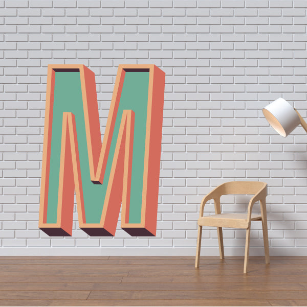 Image of 3D Monogram Sticker