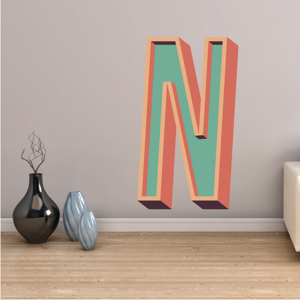 Image of 3D Monogram Sticker