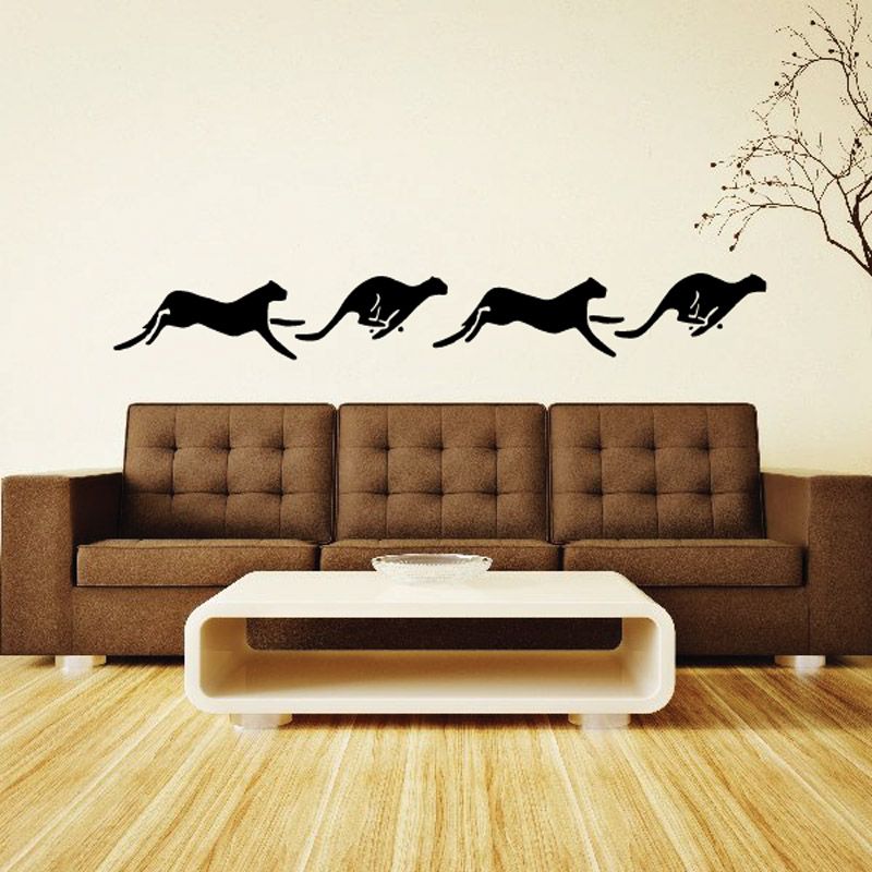 4 Cheetahs Running Decal – Vinyl Disorder