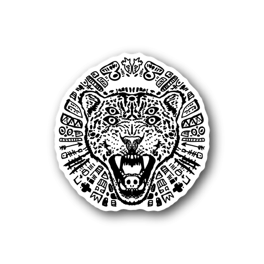 Image of 4 Eyed Tiger Sticker