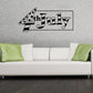 4th of July wrapped text wall decal: "4th July" with stars and flag icon