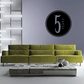 5-year celebration wall decal with black circle and “5 YEARS” lettering
