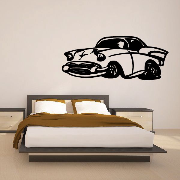 Image of 57 Bel Air Cartoon Decal