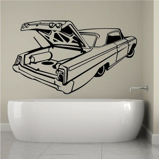 Image of 64 Impala Lowrider Truck Open Decal