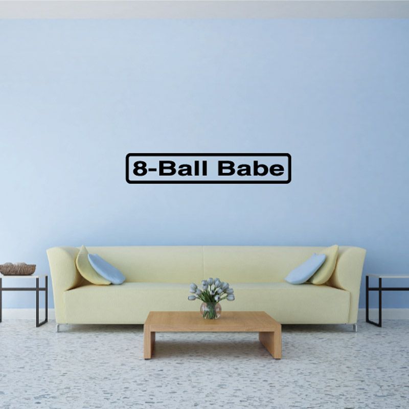 Image of 8 ball babe Decal