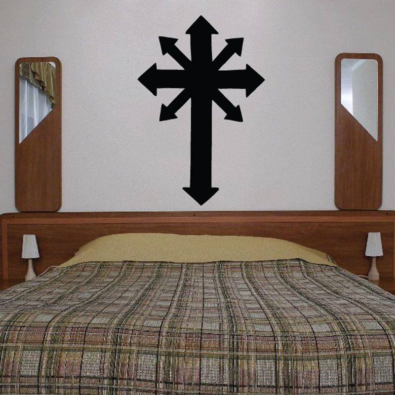 Image of 8 Pointed Cross Decal