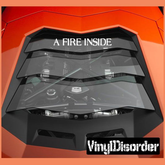 Image of A fire Inside Decal