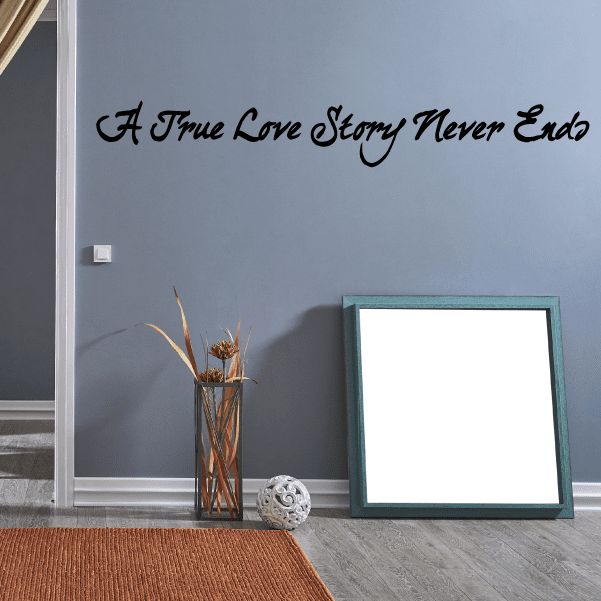 Image of A True Love Story Decal