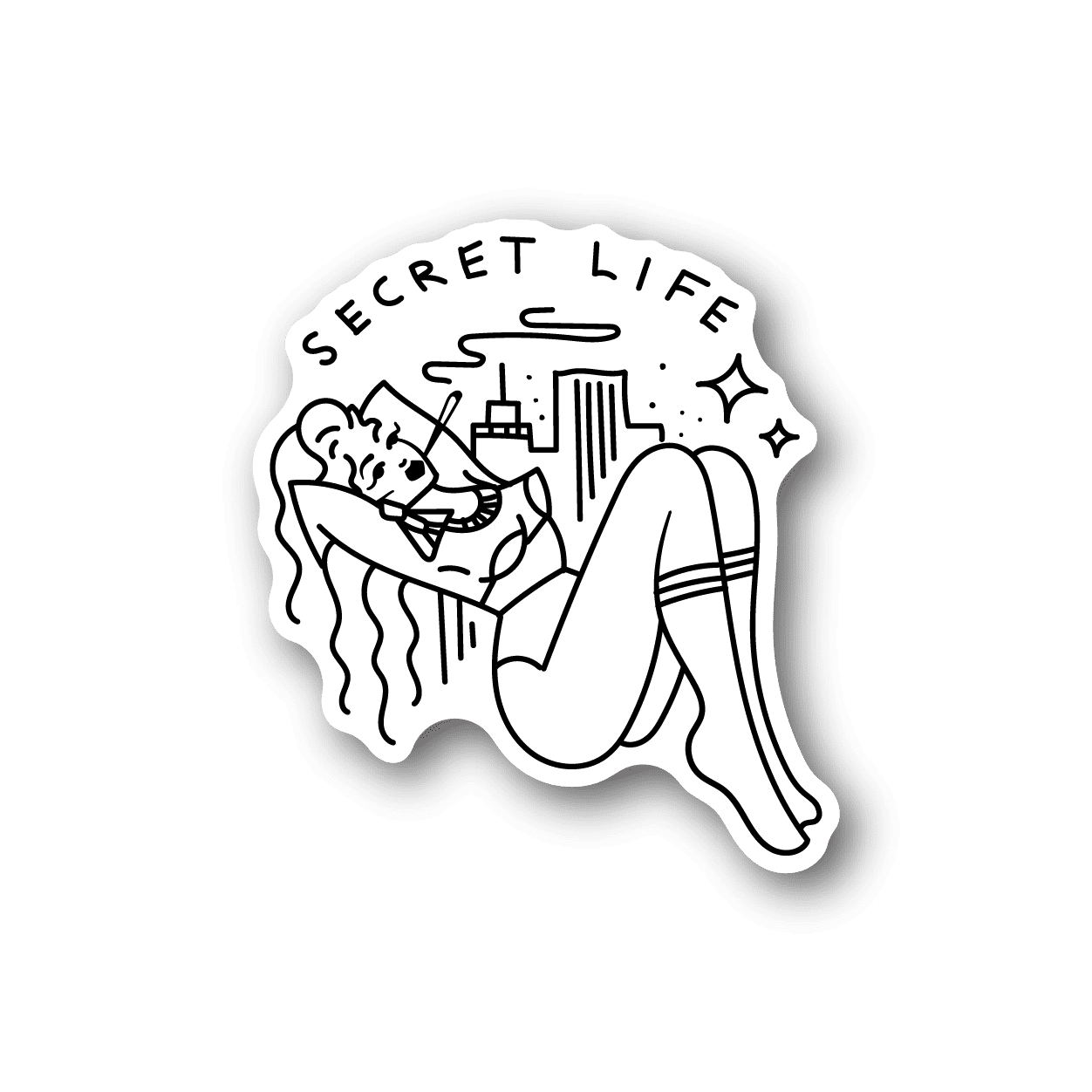 Image of A Womans Secret Life Sticker