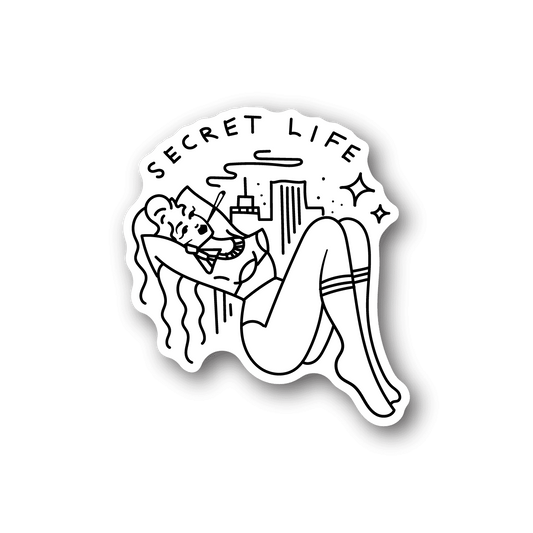 Image of A Womans Secret Life Sticker