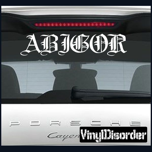 Image of Abigor Decal