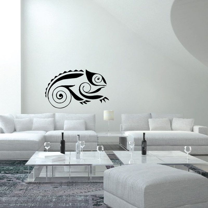 Image of Abstract Chameleon Decal