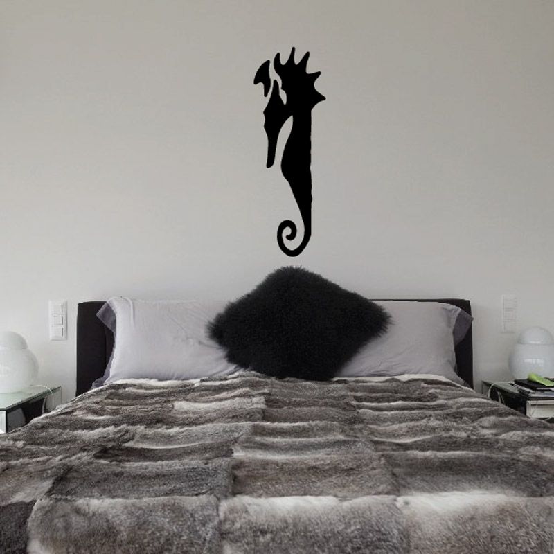 Image of Abstract Floating Seahorse Decal