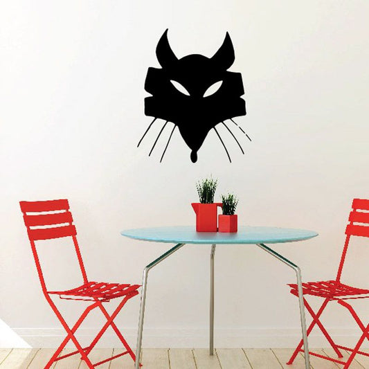 Image of Abstract Fox with Whiskers Decal