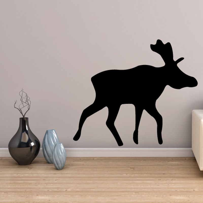 Image of Abstract Moose Silhouette Decal