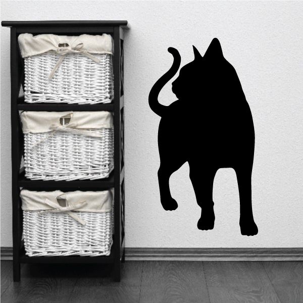 Image of Abyssinian Cat Curious Decal