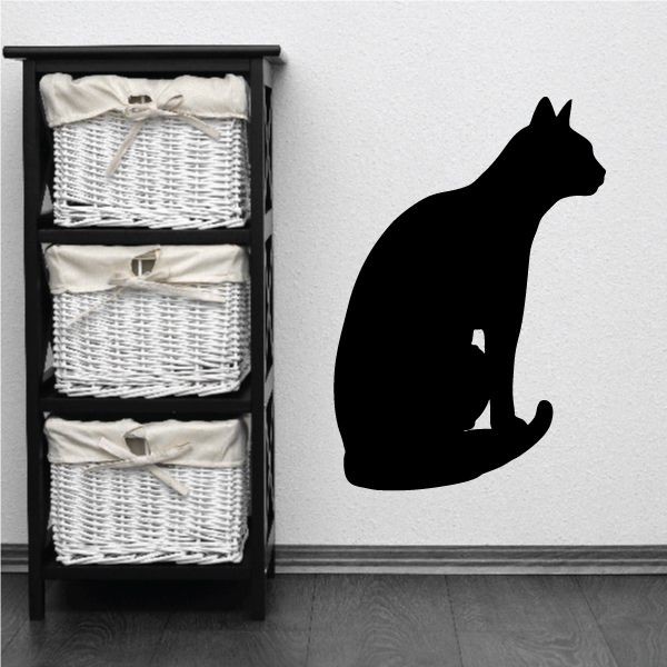 Image of Abyssinian Cat Squatting Decal