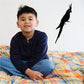 Black cockatiel decal silhouette with crest and beak