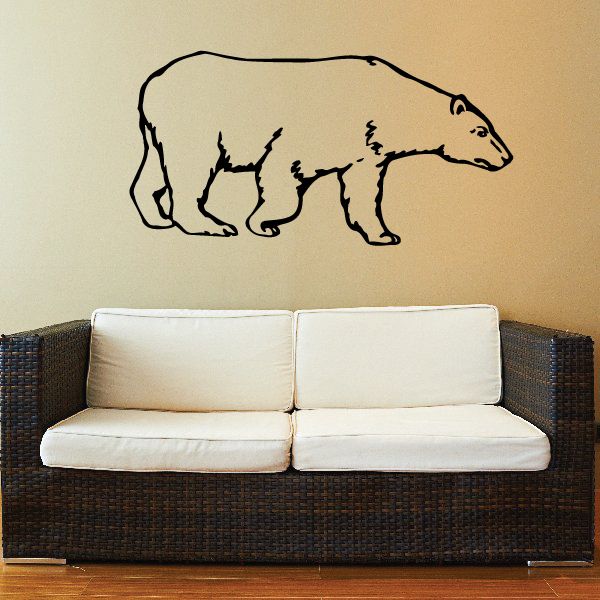 Image of Adult Strolling Bear Decal