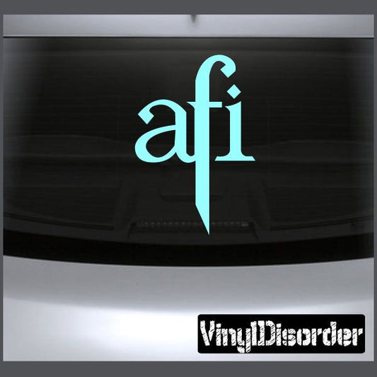 Image of Afi Lettering Decal