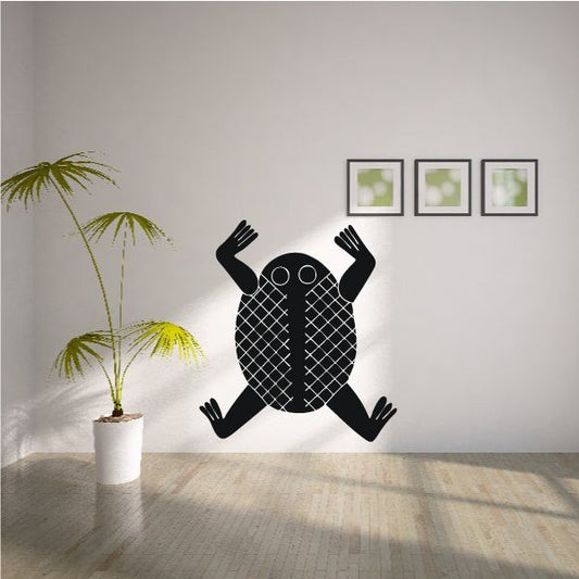 Image of African Art Frog Decal