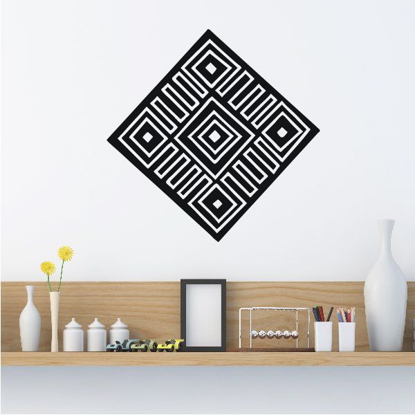 Image of African Art Knot Symbol Decal