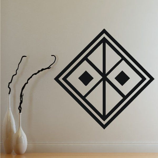 Image of African Art Square Pattern Decal