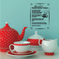 Recipe wall decal: 'After school Peanut Butter Chews' with peanut illustration