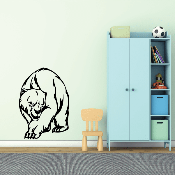 Image of Aggressive Bear Decal