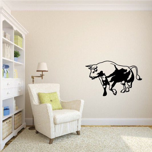 Image of Agitated Bull Decal