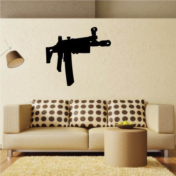 Image of Aiming MP5 Rifle Decal