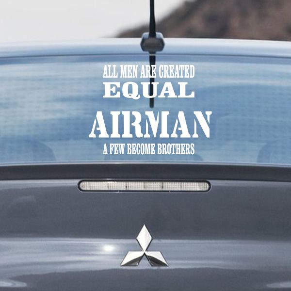 Image of Air Force Brothers Car Decal