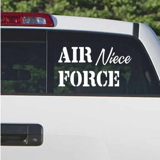 Image of Air Force Niece Decal