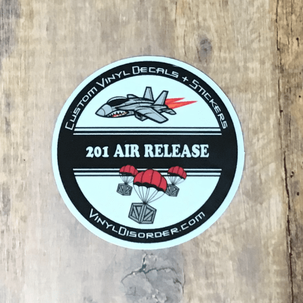 Image of Air Release Sticker Vinyl