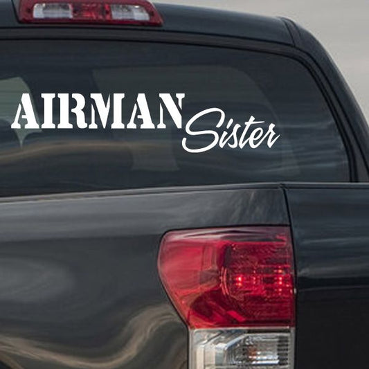 Image of Airman Sister Decal