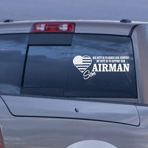 Image of Airman Son His Duty Decal