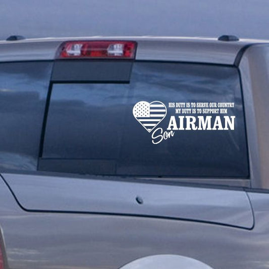 Image of Airman Son His Duty Decal