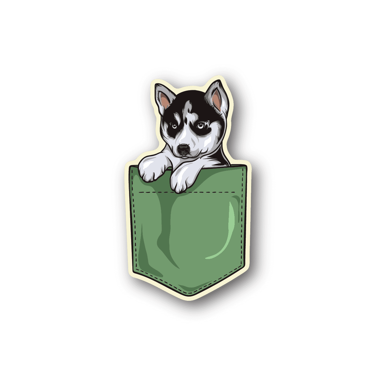 Image of Alaskan Husky Sticker