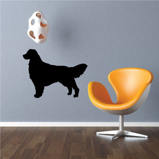 Image of Alert Golden Retriever Decal