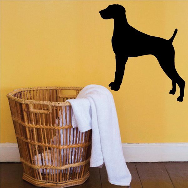 Image of Alert Weimaraner Decal