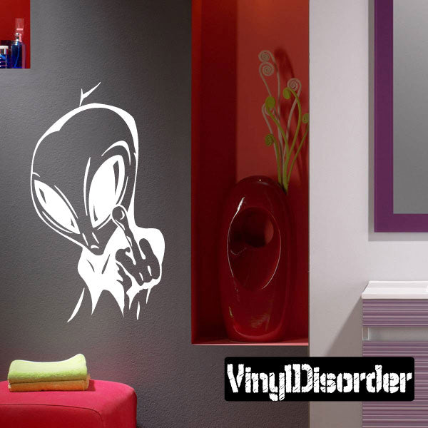 Image of Alien Scene Decals