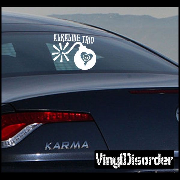 Image of Alkaline Trio Bomb Decal