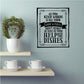 Kitchen wall decal: “All your kind words & good wishes aren’t nearly as nice as help with the dishes”