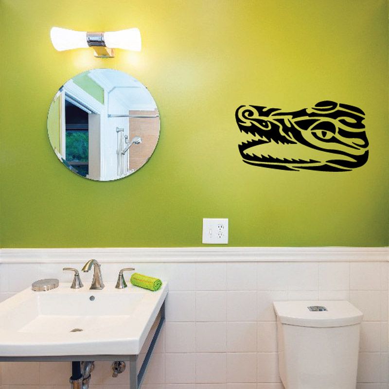 Image of Alligator Head Decal