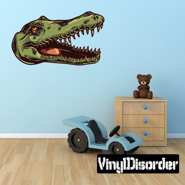 Image of Alligator Head Sticker